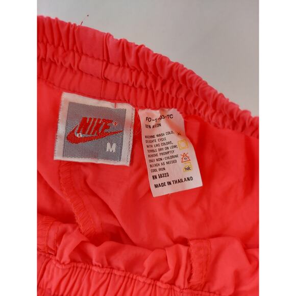 Vintage 90s Y2K Nike Hot Pink Mean Girls Nylon Windbreaker Gym Teacher Pants M - Picture 5 of 8